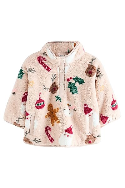 Next Fleecejacke Fleece mit halblangen Druckknopfverschluss günstig online kaufen