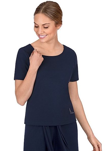 Trigema Sweatshirt TRIGEMA Shirt mit kurzen günstig online kaufen