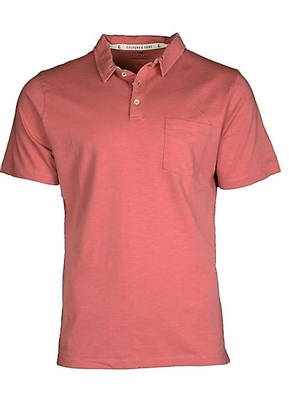 colours & sons Poloshirt Colours & Sons Herren Polo Slub (1-tlg) günstig online kaufen