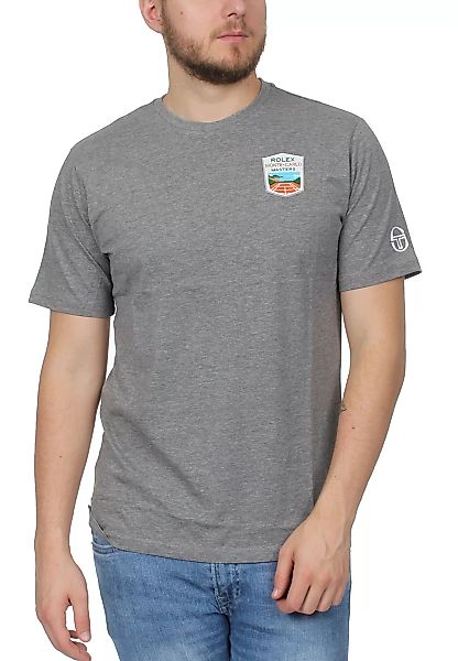 Sergio Tacchini T-Shirt Herren CHAU Mc Mch 38135 Dark Grey Melange White günstig online kaufen