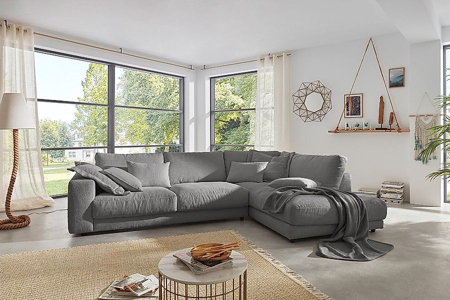 KAWOLA Ecksofa MADELINE, Couch L-Form rechts günstig online kaufen