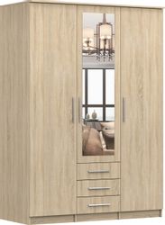MOEBLO Drehtürenschrank RUTH 3D (mit Spiegel günstig online kaufen