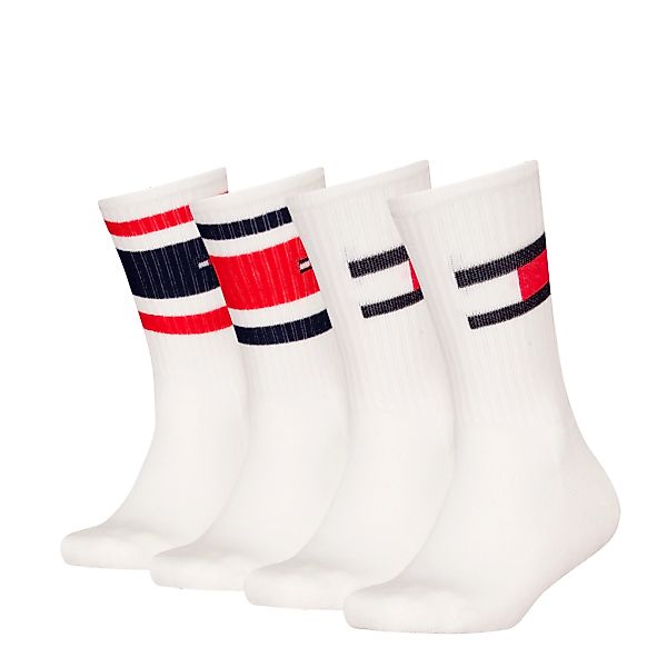 Tommy Hilfiger Socken "TH KIDS SOCK 4P FLAG & SPORT STRIPE ECOM" 4 Paar, mi günstig online kaufen