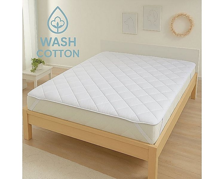 Matratzenauflage Wasch-Cotton White BETTWARENSHOP, kochfest aus 100% Baumwo günstig online kaufen