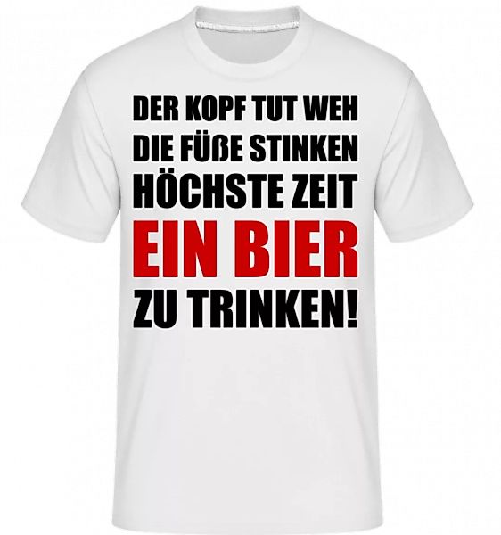 Kopf Tut Weh Bier Trinken · Shirtinator Männer T-Shirt günstig online kaufen