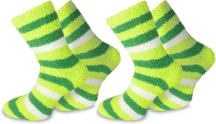 normani Kuschelsocken 2 Paar Kuschel-Socken Ringel günstig online kaufen