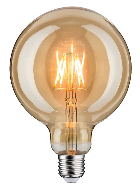 Paulmann "1879 Filament 230V LED Globe G125 E27 420lm 6,5W 1700K Gold" günstig online kaufen
