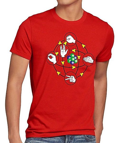 style3 T-Shirt Stein Papier Echse Spock the big bang theory sheldon cooper günstig online kaufen