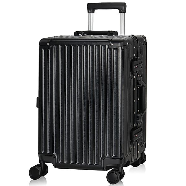 Coolhut Handgepäck-Trolley Reisekoffer Hartschalen-Koffer Alu-Rahmen mit günstig online kaufen