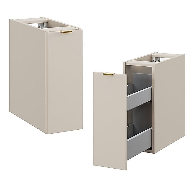 Lomadox Unterschrank DURANGO-56 20 cm breit, 1 Auszug, kaschmir günstig online kaufen