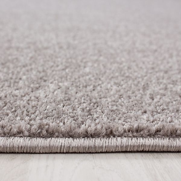 Carpettex Kurzflor-Bettumrandung Unicolor - Einfarbig, Höhe günstig online kaufen