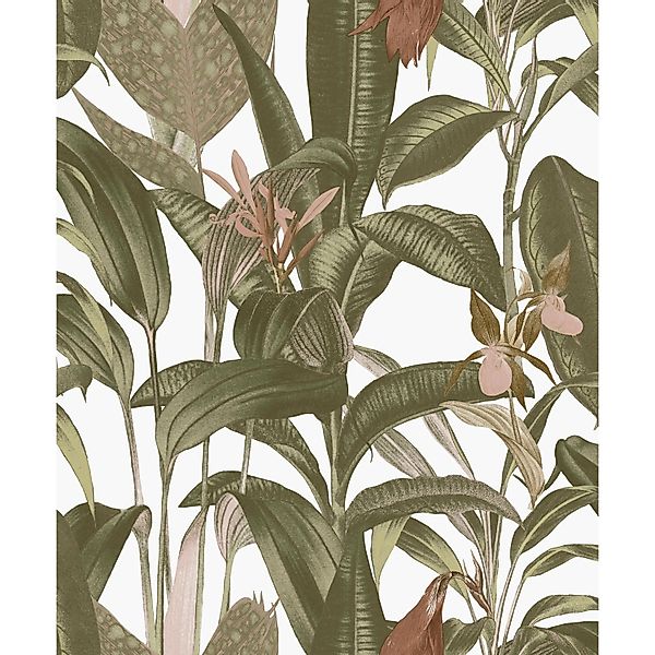 LOOKS by Wolfgang Joop Vliestapete Tropical Leaves Grün FSC® günstig online kaufen