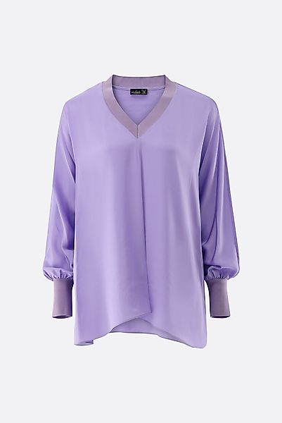 Tunika aus Seide mit Bündchen günstig online kaufen