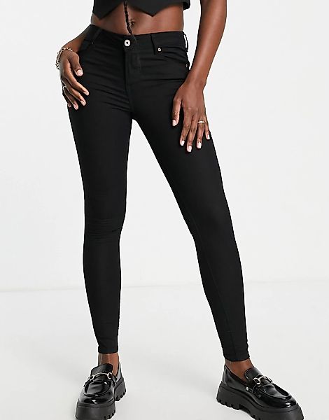 Brave Soul – Julia – Enge Jeans in Schwarz günstig online kaufen