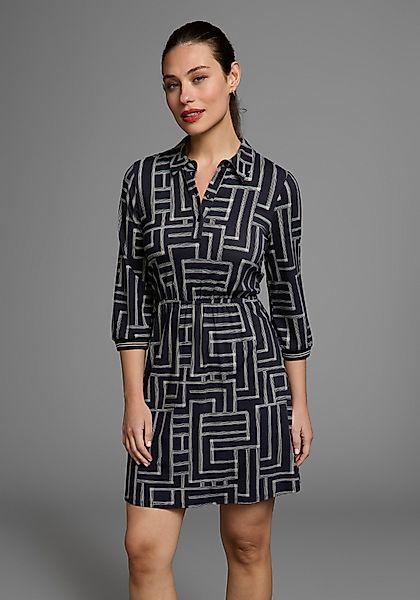 Laura Scott Polokleid mit Grafik-Print - günstig online kaufen
