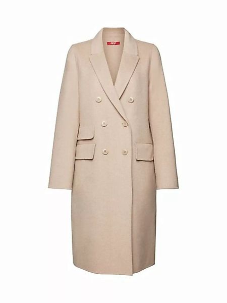 Esprit Collection Wollmantel Recycelt: Mantel mit Wolle günstig online kaufen