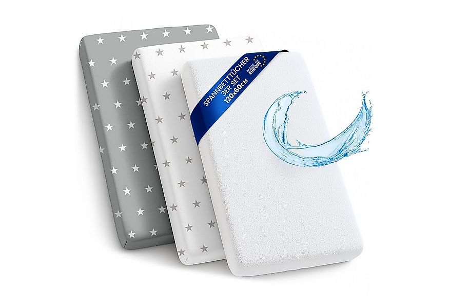 Totsy Baby Spannbettlaken Spannbettlaken Kinderwagen Stubenwagen Set - 2 x günstig online kaufen