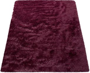 Paco Home Hochflor-Teppich "Silky 591" rechteckig 37 mm Höhe Uni-Farben, be günstig online kaufen