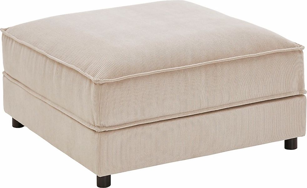 ATLANTIC home collection Hocker "Valan", mit Cord-Bezug, frei stellbar günstig online kaufen
