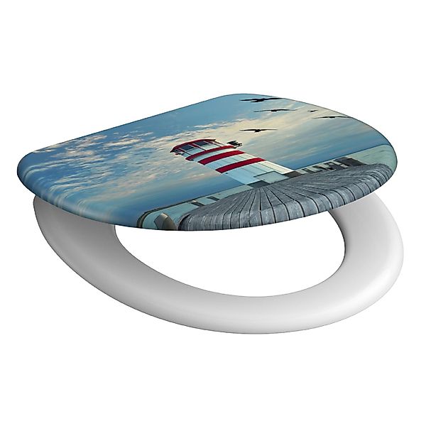 Schütte WC-Sitz Leuchtturm, bruchsicher und kratzfest, Absenkautomatik, Sta günstig online kaufen