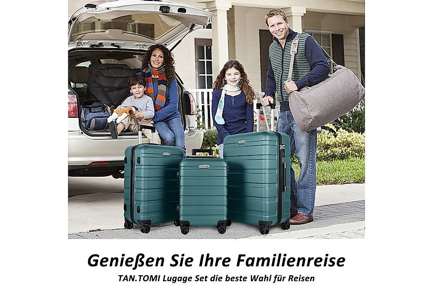 TAN.TOMI Handgepäckkoffer Koffer Hartschale Leicht Reisekoffer ABS Geräumig günstig online kaufen