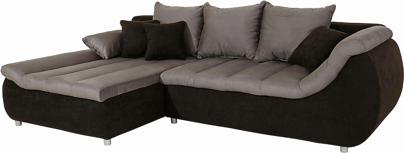 INOSIGN Ecksofa "Imola modern und elegant, bequem, aktuelle Steppung im Sit günstig online kaufen