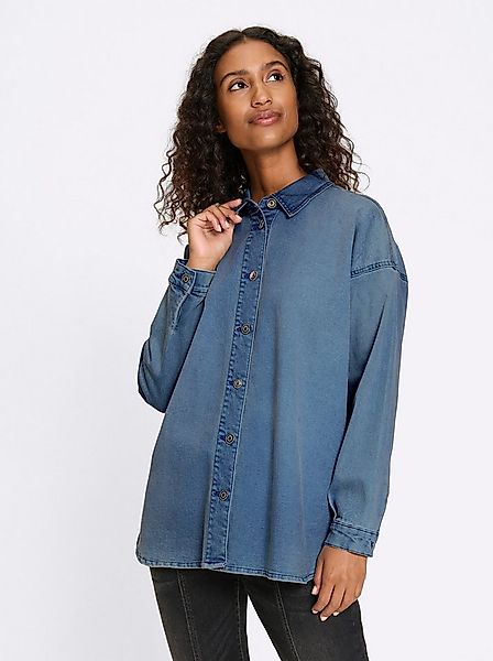 heine Klassische Bluse Jeansbluse . günstig online kaufen
