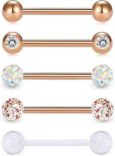 LuxusKollektion Piercing-Set 5er Zungenpiercing Set 14 günstig online kaufen