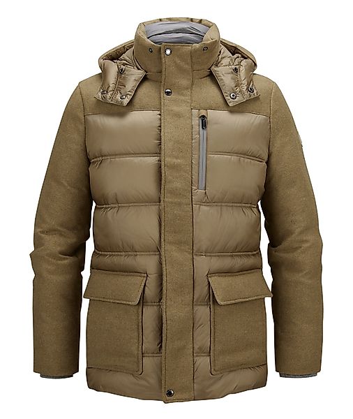Milestone Steppjacke MSHoward Materialmix aus Wollmischung günstig online kaufen