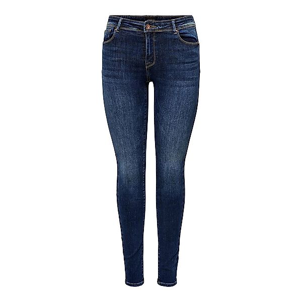 Only Push Shape Life Regular Skinny Jeans 30 Dark Blue Denim günstig online kaufen