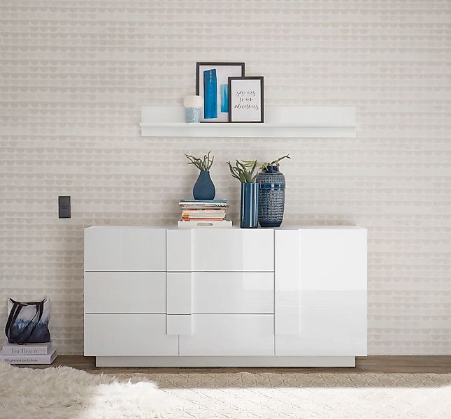 INOSIGN Sideboard "Jupiter, Breite 181 cm, Kommode 3 Türen- Soft Closing, 1 günstig online kaufen