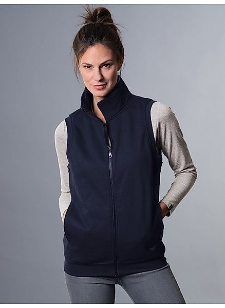 Trigema Steppweste "TRIGEMA Weste aus bequemem Sweat-Material" 1 Stk. tlg. günstig online kaufen