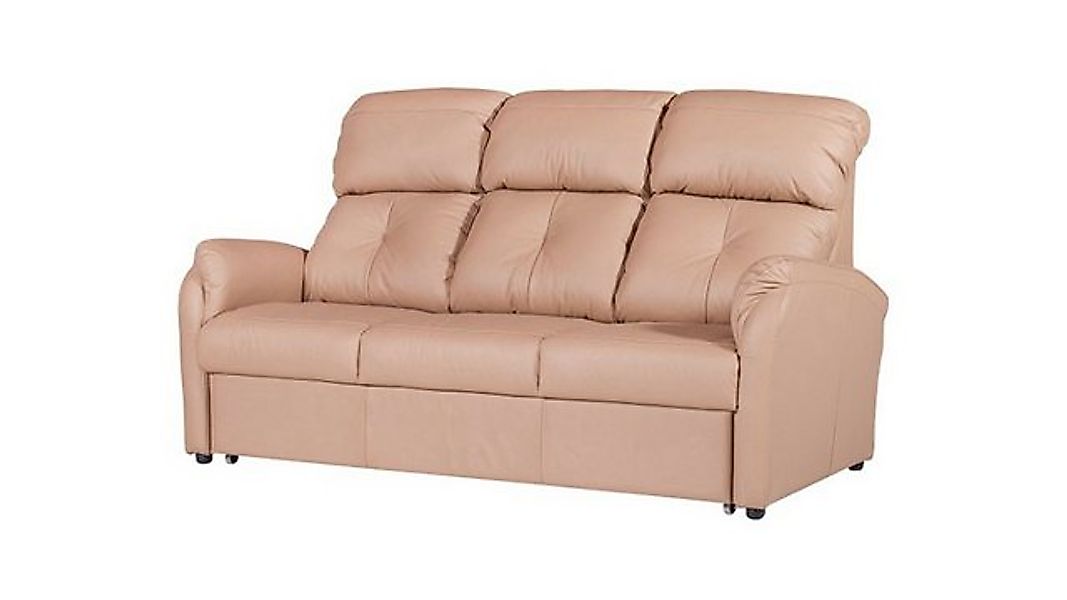 Xlmoebel Sofa Modernes Ledersofa mit drei Sitzplätzen - Design Polstercouch günstig online kaufen