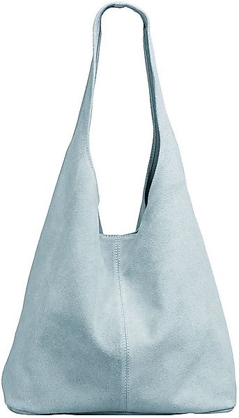 Caspar Schultertasche große Damen Wildleder Tasche Hobo Bag - CLASSIC LINE günstig online kaufen