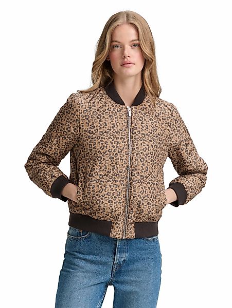 TOM TAILOR Denim Bomberjacke, ohne Kapuze, mit Strukurmuster günstig online kaufen