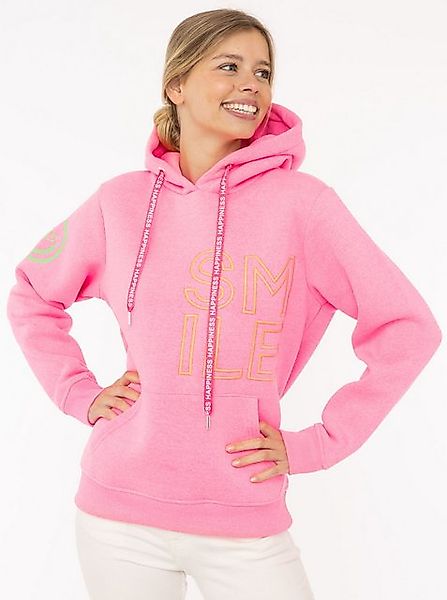 Zwillingsherz Hoodie "Alissa 2.0" mit SMILE Stickerei vorne und hinten günstig online kaufen