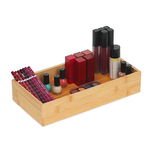 relaxdays Aufbewahrungsbox Ordnungsbox Bambus günstig online kaufen