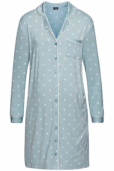Vivance Dreams Umstandsnachthemd aufgesetzte Tasche Schöner Allover-Print günstig online kaufen