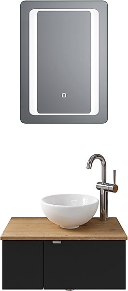 Saphir Badmöbel-Set »Serie 6915« 4 Stk. tlg. Gäste-Bad, 61 cm breit, mit LE günstig online kaufen