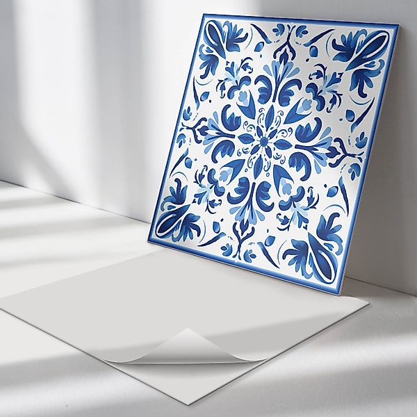 Tulup Spritzschutz Küchenrückwand Blumenmuster in Symmetrie günstig online kaufen