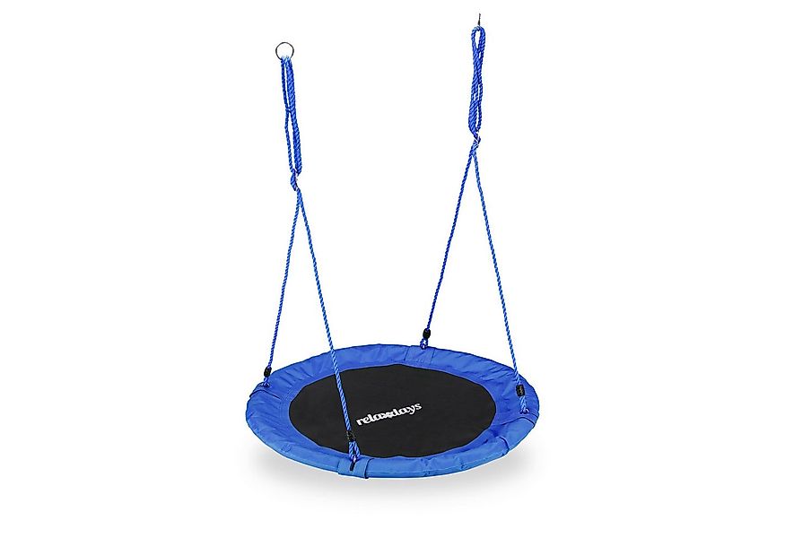 relaxdays Nestschaukel 90 cm, blau günstig online kaufen