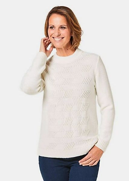GOLDNER Strickpullover Weicher Pullover mit wunderschöner Struktur günstig online kaufen