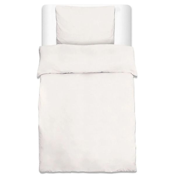 Beautissu 1er Set Renforcé Bettwäsche Set Julie 135x200cm 2tlg. Weiß günstig online kaufen