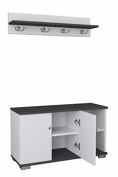 VCM Schuhschrank "VCM Holz Sitzbank  2-tlg.-Set  Schuhschrank  Maße: H. 82 günstig online kaufen