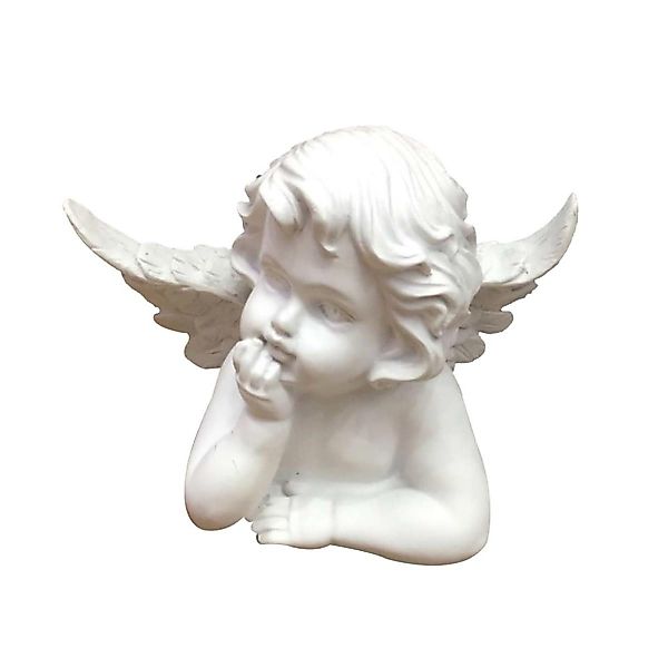 MARELIDA Engelfigur Engel nachdenklich Gartenfigur Grabschmuck günstig online kaufen