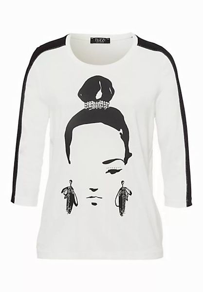 TUZZI T-Shirt Shirt BLACK & WHITE CONTRA mit Frontmotiv und Glit günstig online kaufen