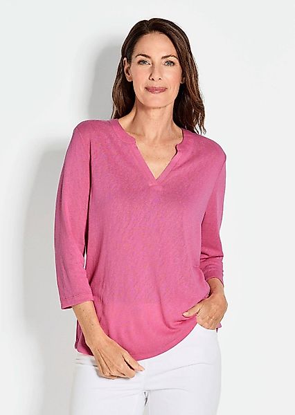 GOLDNER T-Shirt Kurzgröße: Modisches 3/4-Arm-Oberteil Sommerbluse günstig online kaufen