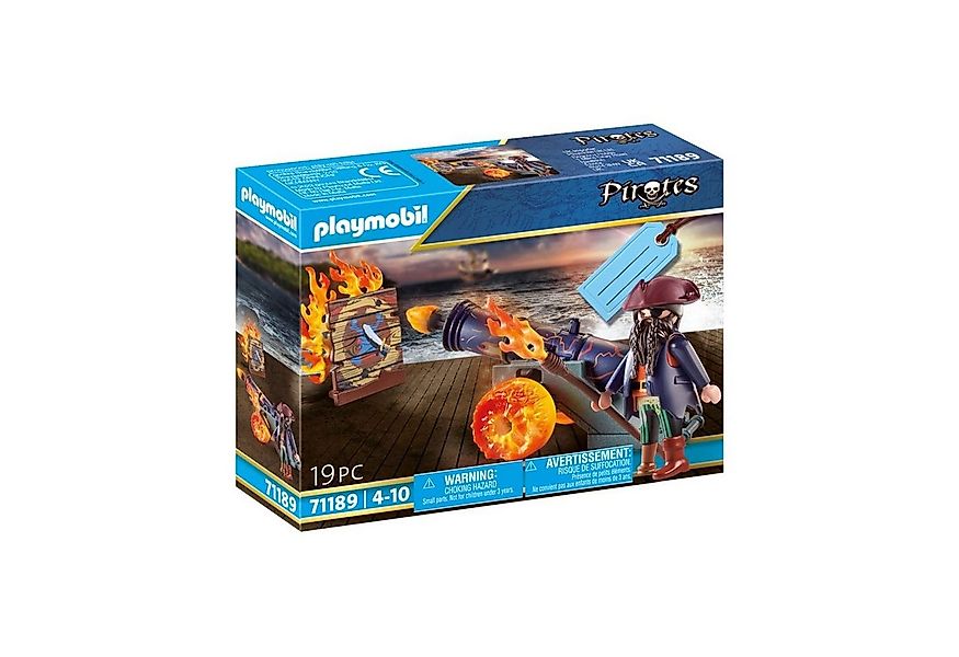 Playmobil® 71189 Pirat mit Kanone Konstruktions-Spielset günstig online kaufen
