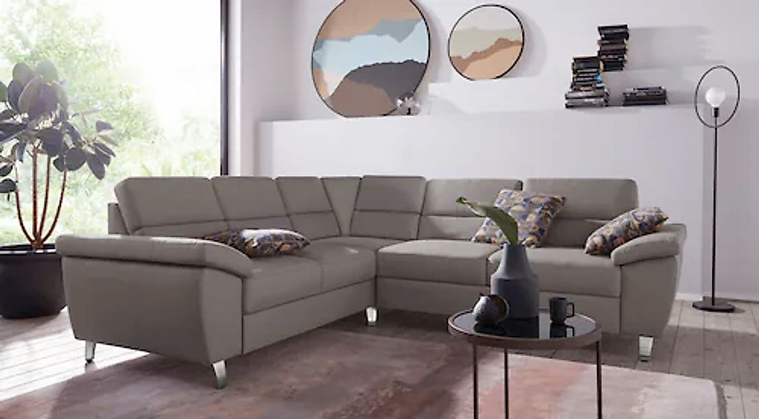 sit&more Ecksofa »Sorano L-Form« wahlweise mit Bett- und Relaxfunktion, ink günstig online kaufen