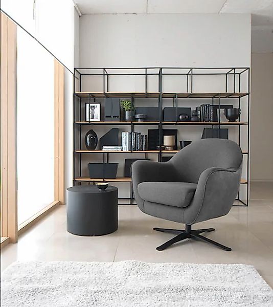 TRENDMANUFAKTUR Drehsessel »Mira, Loungesessel«, in zeitlosem, modernen Sti günstig online kaufen